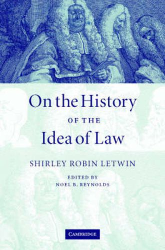 Cover image for On the History of the Idea of Law