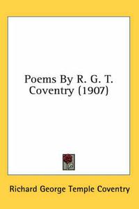 Cover image for Poems by R. G. T. Coventry (1907)