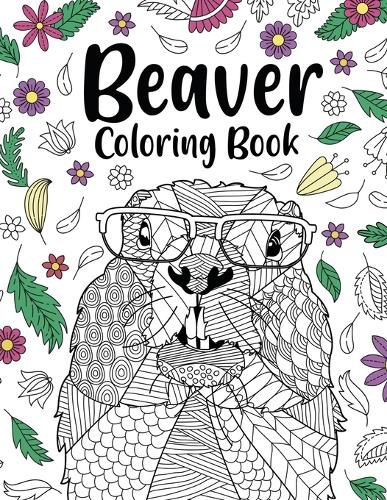 Cover image for Beaver Coloring Book