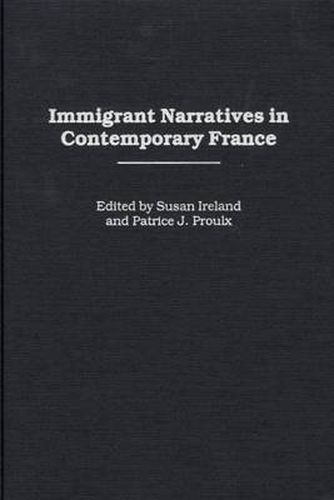 Cover image for Immigrant Narratives in Contemporary France