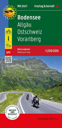 Lake Constance, Motorcycle map 1:200.000