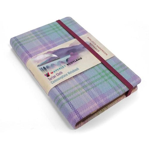 Cover image for Waverley S.T. (M): Romance Pocket Genuine Tartan Cloth Commonplace Notebook