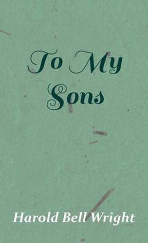 Cover image for To My Sons