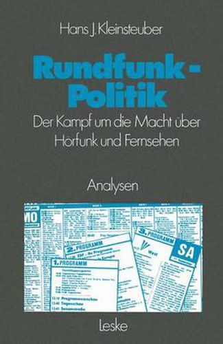 Rundfunkpolitik in Der Bundesrepublik