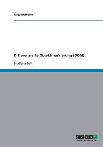 Cover image for Differenzierte Objektmarkierung (Dom)