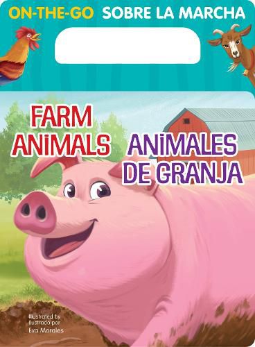 Cover image for On-the-Go Farm Animals Bilingual Spanish