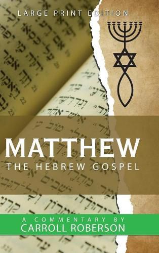 Cover image for Matthew the Hebrew Gospel