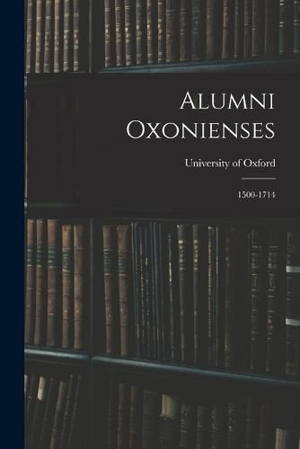 Cover image for Alumni Oxonienses