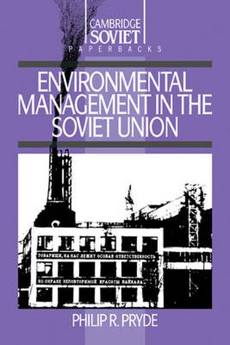 Cover image for Environmental Management in the Soviet Union