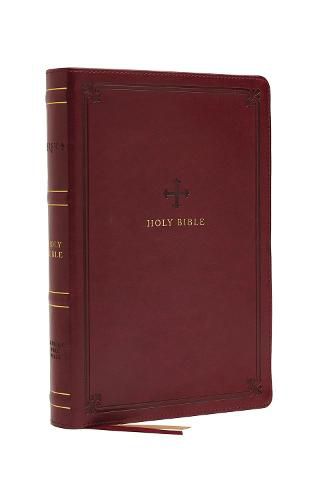 NRSV, Catholic Bible, Standard Large Print, Leathersoft, Red, Comfort Print: Holy Bible