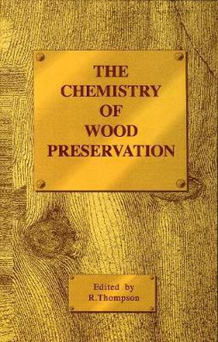 Cover image for The Chemistry of Wood Preservation