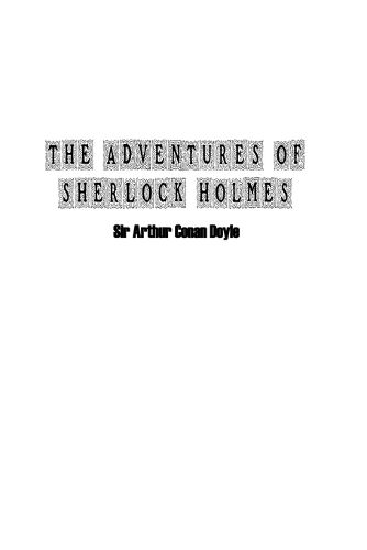 The Adventures of Sherlock Holmes