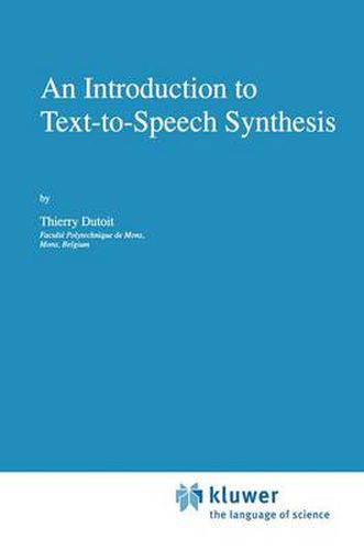 Cover image for An Introduction to Text-to-Speech Synthesis