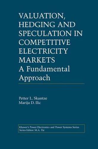 Cover image for Valuation, Hedging and Speculation in Competitive Electricity Markets: A Fundamental Approach