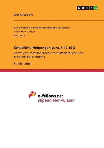 Cover image for Schaedliche Neigungen gem. ? 17 JGG