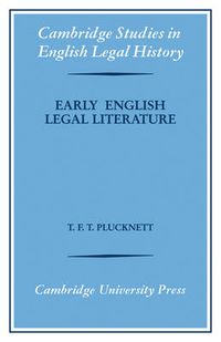 Cover image for Early English Legal Literature