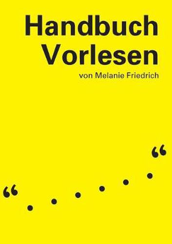 Cover image for Handbuch Vorlesen