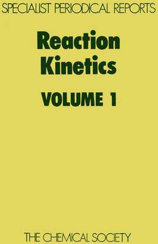 Cover image for Reaction Kinetics: Volume 1