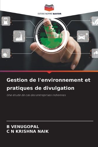 Cover image for Gestion de l'environnement et pratiques de divulgation