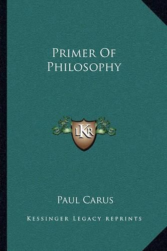 Primer of Philosophy