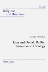 Cover image for John and Donald Baillie: Transatlantic Theology