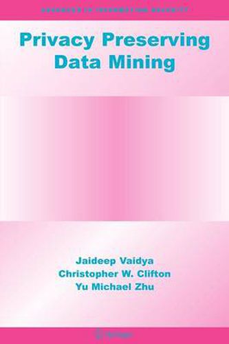 Cover image for Privacy Preserving Data Mining