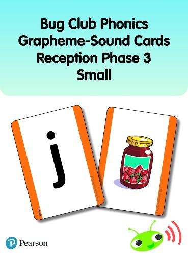 Cover image for Bug Club Phonics Grapheme-Sound Cards Reception Phase 3 (Small) pack