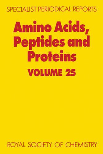 Cover image for Amino Acids, Peptides and Proteins: Volume 25