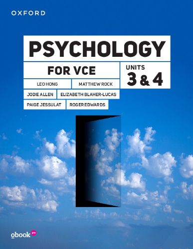 Cover image for Psychology for VCE Unit 3 & 4 Student Book+obook pro