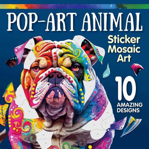 Cover image for Pop-Art Animal Sticker Mosaic Art