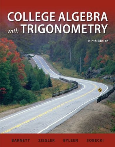 Cover image for College Algebra with Trigonometry