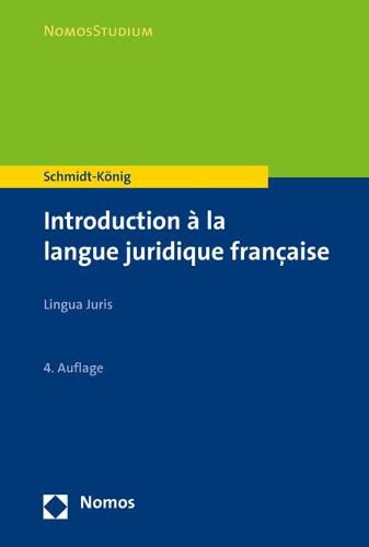 Cover image for Introduction a la Langue Juridique Francaise