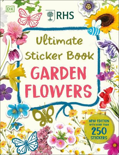 Cover image for RHS Ultimate Sticker Book Garden Flowers