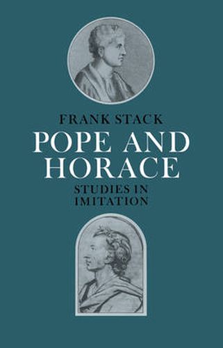 Cover image for Pope and Horace: Studies in Imitation