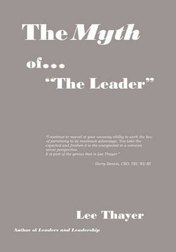 Cover image for The Myth of ''the Leader