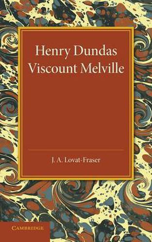 Cover image for Henry Dundas Viscount Melville