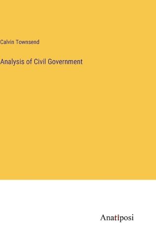 Cover image for Analysis of Civil Government