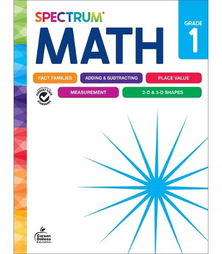 Spectrum Math Workbook, Grade 1