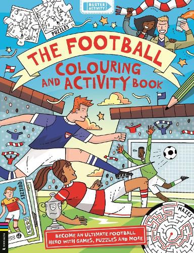 Cover image for The Football Colouring and Activity Book