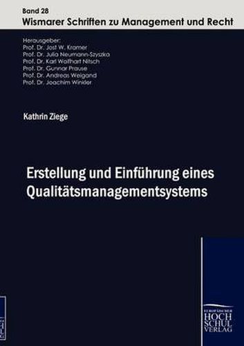 Cover image for Erstellung und Einfuhrung eines Qualitatsmanagementsystems