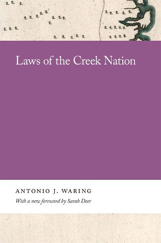 Cover image for Laws of the Creek Nation