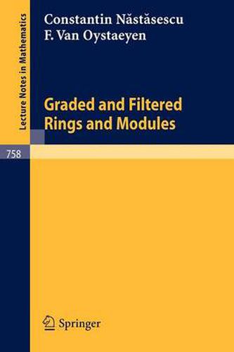 Cover image for Graded and Filtered Rings and Modules