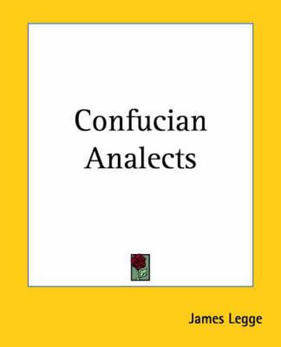 Cover image for Confucian Analects