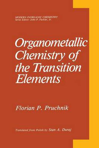 Cover image for Organometallic Chemistry of the Transition Elements
