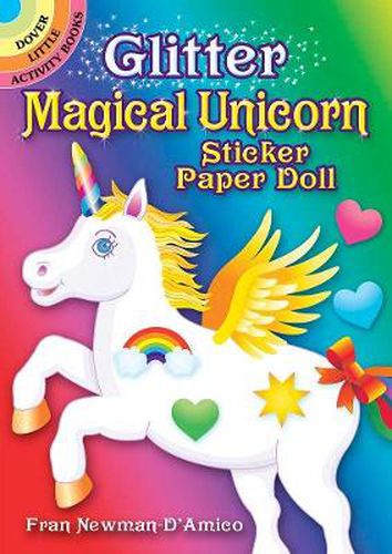 Cover image for Glitter Magical Unicorn Sticker Paper Doll