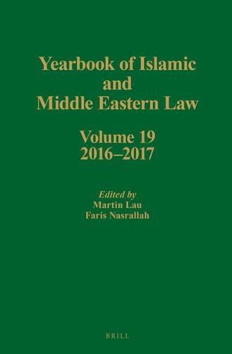 Cover image for Yearbook of Islamic and Middle Eastern Law, Volume 19 (2016-2017)