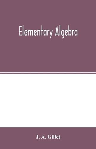Cover image for Elementary algebra