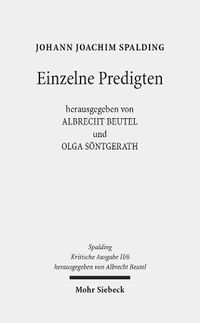 Cover image for Kritische Ausgabe: 2. Abteilung: Predigten. Band 6: Einzelne Predigten