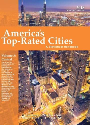 Cover image for America's Top-Rated Cities, Volume 3: Central, 2019