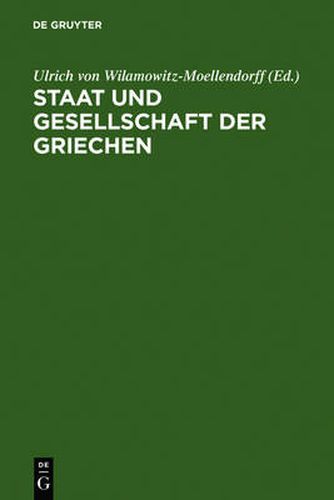 Staat und Gesellschaft der Griechen